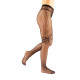 FISHNET TIGHTS silonové vzorované prstové punčocháče ToeToe - ORCHID