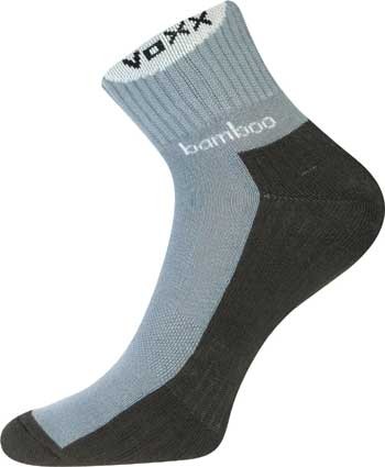 BROOKE bambusové kotníčkové ponožky VoXX 43-46 sv. šedá