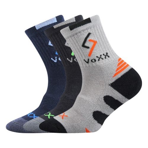 TRONIC dětské sportovní froté ponožky VoXX 25-29 mix - CHLAPEC