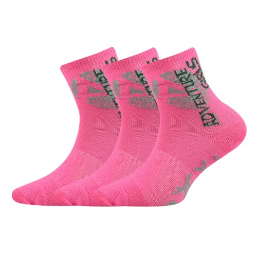 ADVENTURIK dětské antibakteriální ponožky se stříbrem VoXX 35-38 magenta